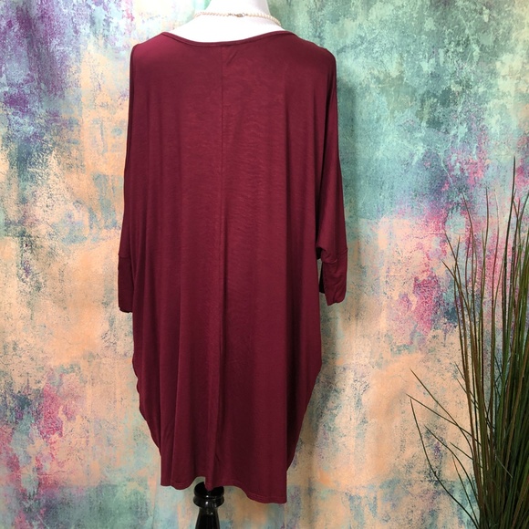 💥Sweet Pea Bat Sleeves with Slit Dress - Picture 2 of 8